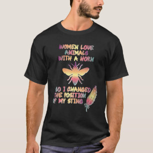 Bees Idea for Women Beekeeping Beekeeper Gag Cute  T-Shirt