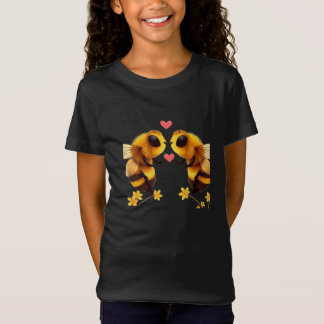 BEES IN LOVE-Fine Jersey T-Shirt