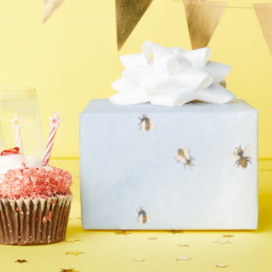 Bees in the Sky Wrapping Paper