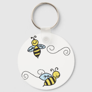 Bees Keychain