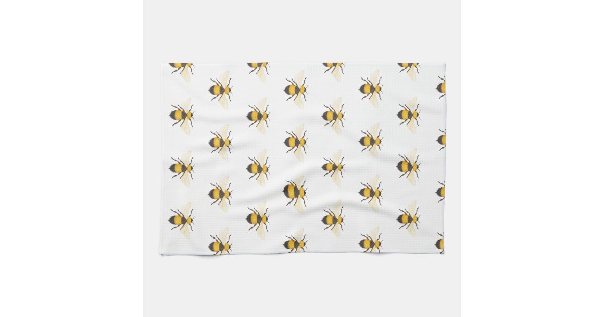 Bee Kitchen Towels, Kitchen Tea Towel Gifts, Bumble Bee Dish Towel