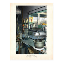Bees Knees Cafe Postcard