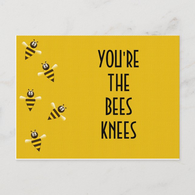 bees knees postcard (Front)
