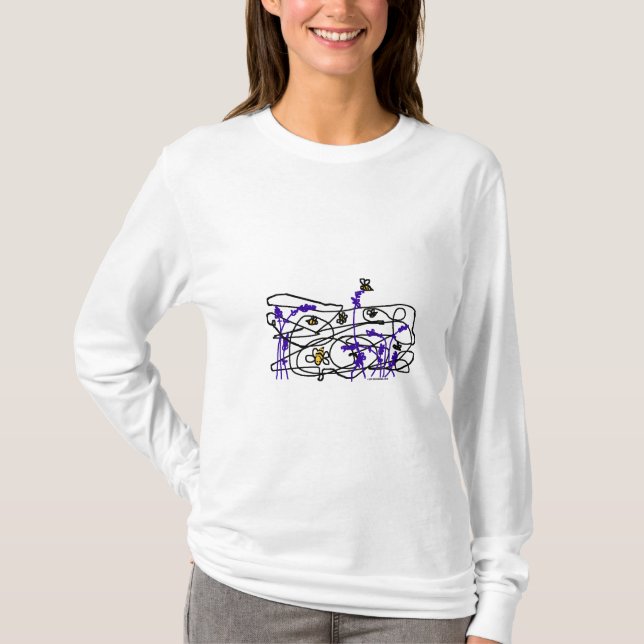 Bees & Lavender T-Shirt (Front)