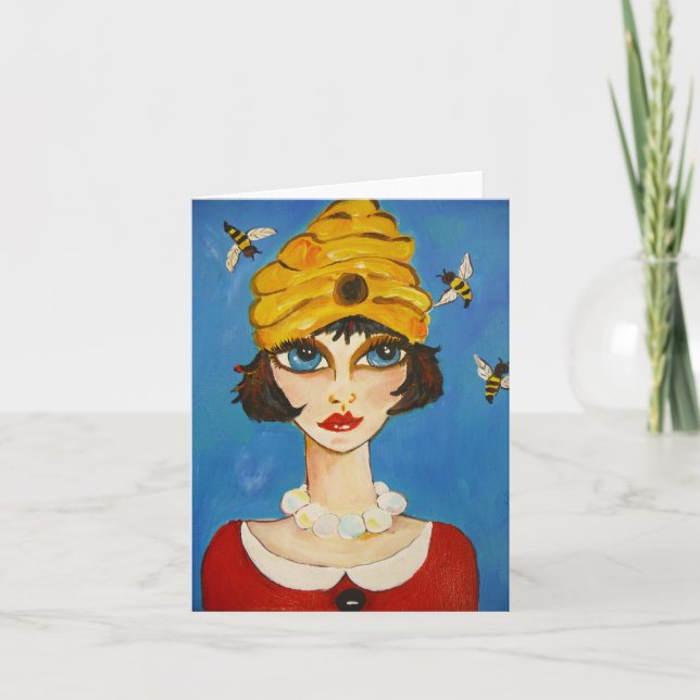 Bees love me card (Front)