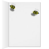 Bee's Lunch Date on Yellow Flower Cards (Inside (Right))