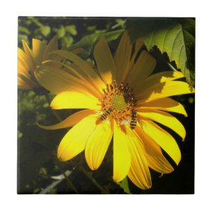 Bees N Sunflowers Tile Trivet
