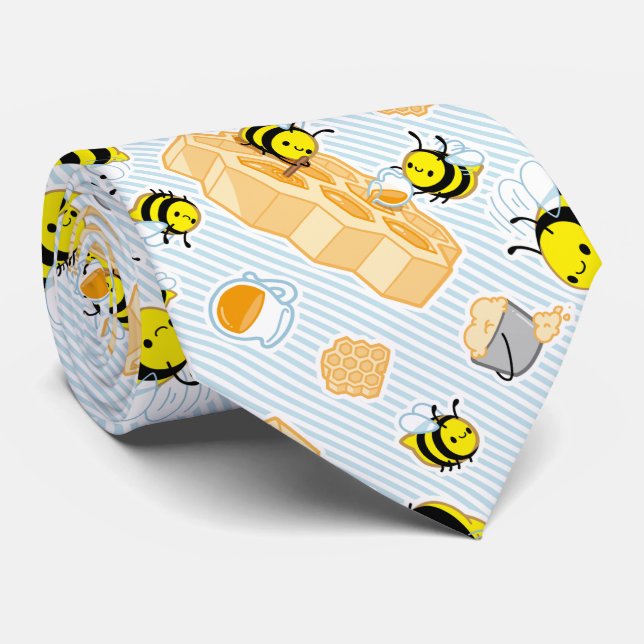 BEES! Neck Tie (Rolled)