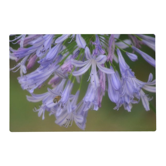 Bees on Flowers Art Placemat (Front)