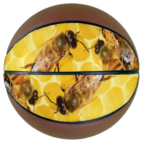 Bees on Honeycomb Basketball