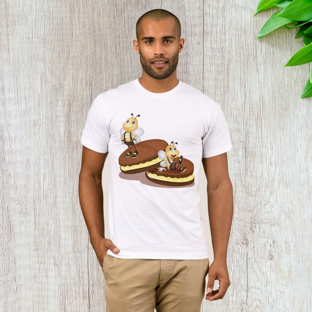 Bees On Two Biscuits Mens T-Shirt (Creator Uploaded)