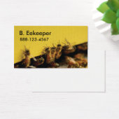 bees on yellow hive (Desk)