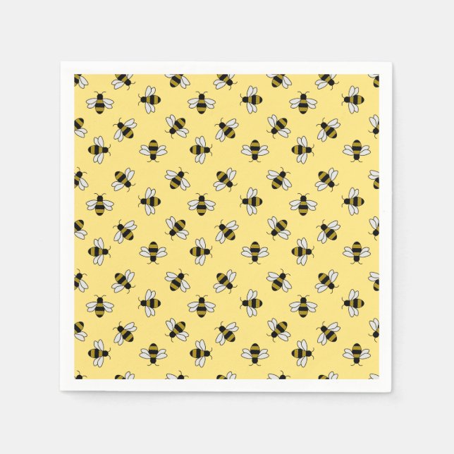 Bees Paper Napkins (Front)