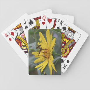 Bees Playing Cards