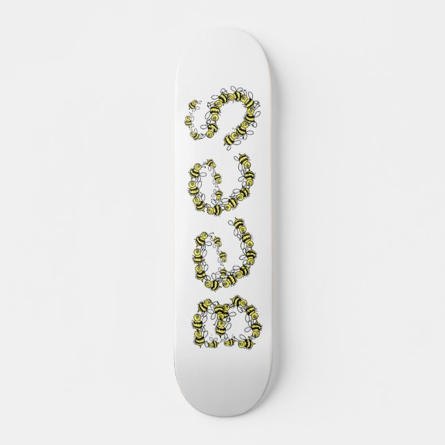Bees Skateboard Deck (Front)
