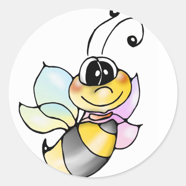 Bees sticker - sticker bees (Front)