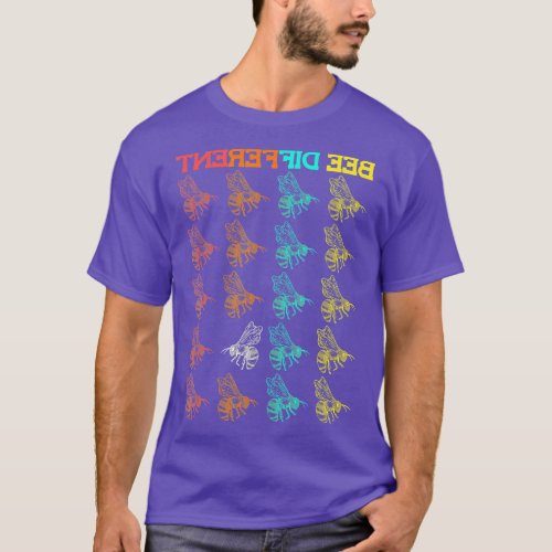 Bees Various Honey Bee Swarm  T_Shirt