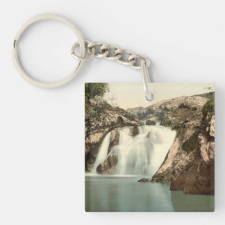 Beesley Falls, Ingleton, Yorkshire, England Keychain