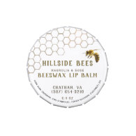 Beeswax Honeycomb and Bee Lip Balm Tin