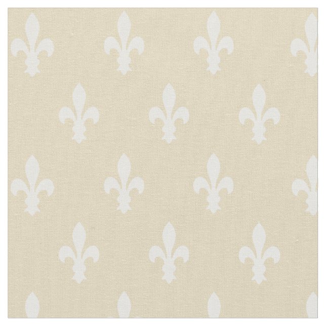 Beeswax Victorian Fleur de Lys Fabric (Close Up)