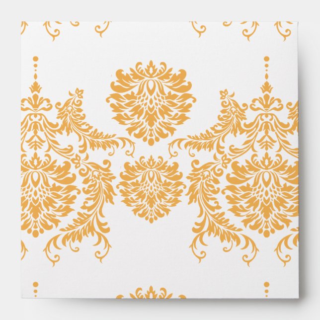 Beeswax Vintage Damask Envelopes (Front)