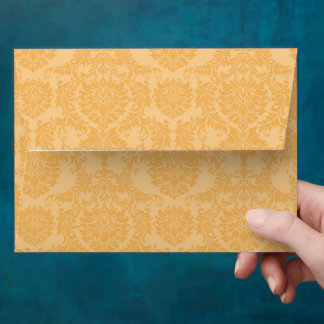 Beeswax Vintage Damask Envelopes