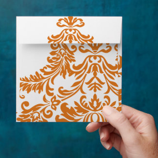 Beeswax Vintage Damask Envelopes