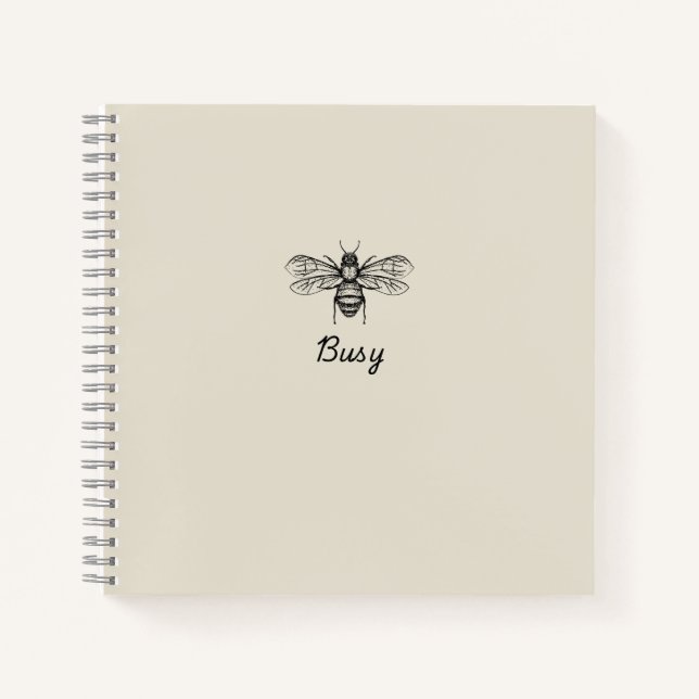 Beesy Trendy  Notebook (Front)