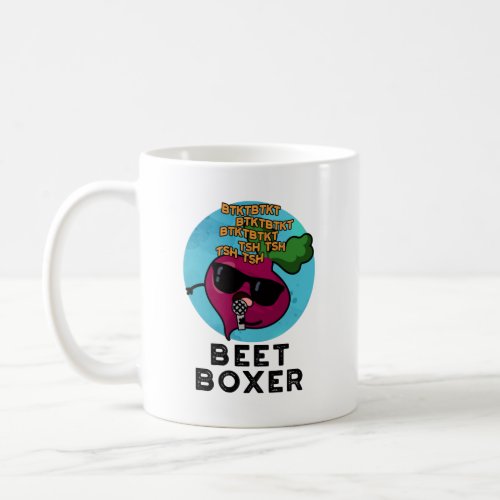 Beet Boxer Funny Beatbox Veggie Pun  Coffee Mug