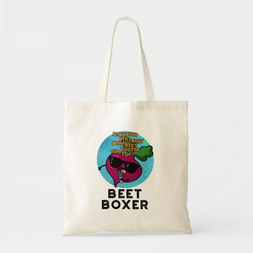 Beet Boxer Funny Beatbox Veggie Pun  Tote Bag