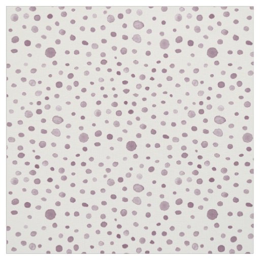 Beet Confetti Watercolor Dots Fabric