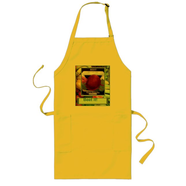 Beet it! long apron (Front)