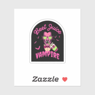 Beet Juice Vampire Sticker