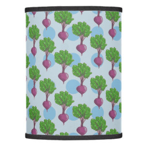 Beet plant pattern lamp shade