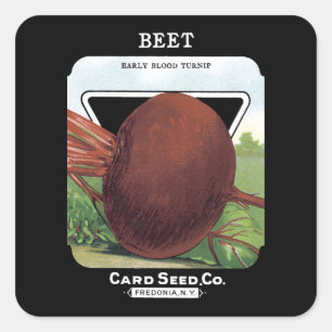 Beet Seed Packet Label