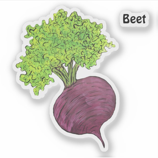 Beet Sticker (Front)