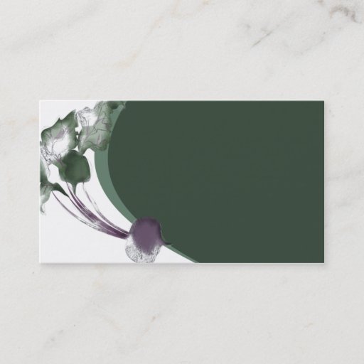 Customizable Beet vegetable cooking culinary business card