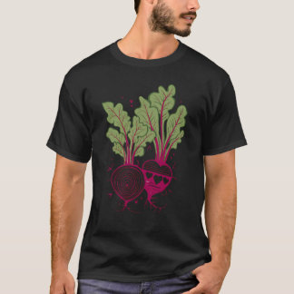 Beet Vegetable retro colors T-Shirt