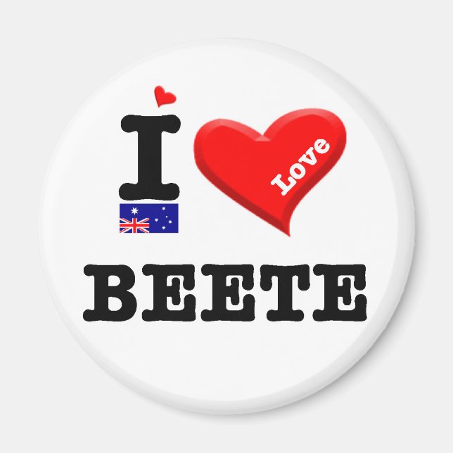 BEETE - I Love Magnet (Front)