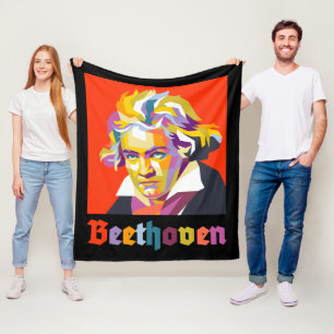 Beethoven 2 fleece blanket