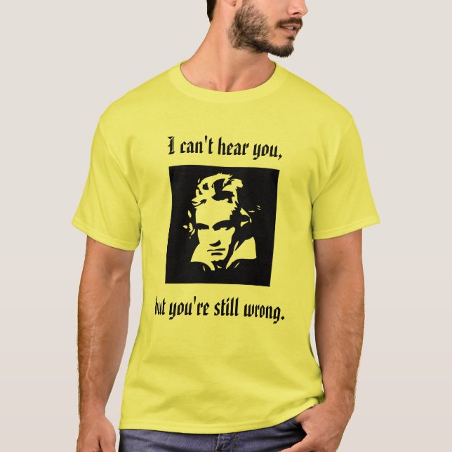 Beethoven Attitude T-shirt (Front)
