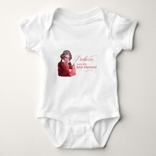 Beethoven BAEthoven Classical Composer Pun Baby Bodysuit