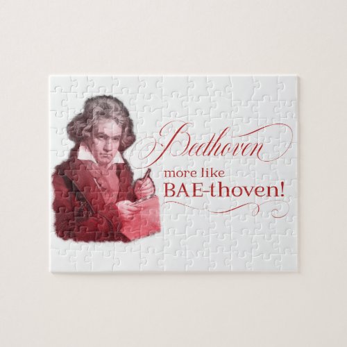 Beethoven BAEthoven Classical Composer Pun Jigsaw Puzzle