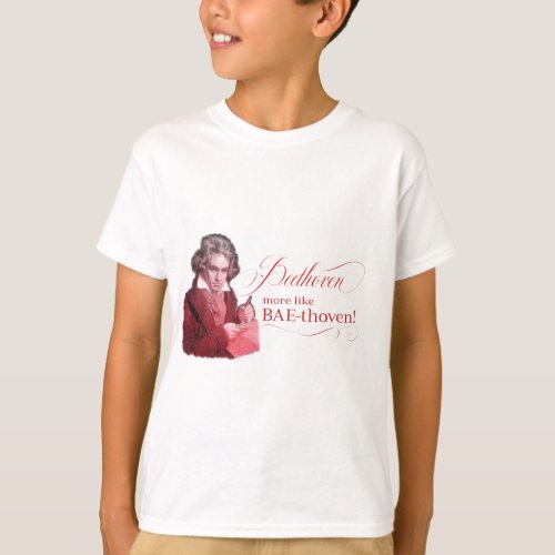Beethoven BAEthoven Classical Composer Pun T_Shirt