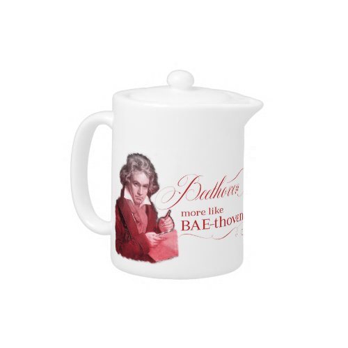 Beethoven BAEthoven Classical Composer Pun Teapot
