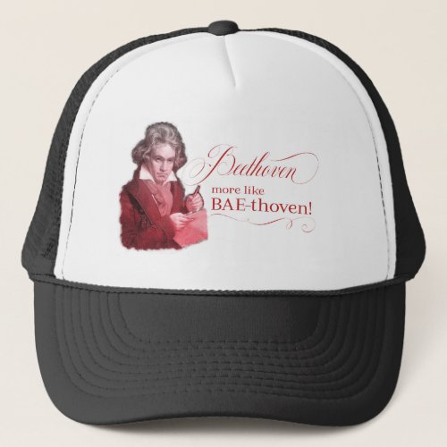 Beethoven BAEthoven Classical Composer Pun Trucker Hat