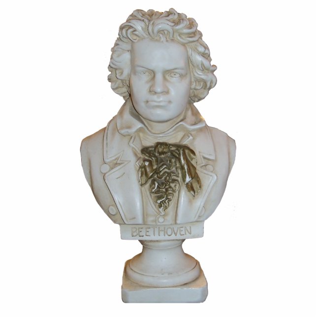 Beethoven Bust Standing Cutout (Front)
