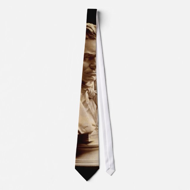 Beethoven bust statue tie (Front)