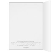 BEETHOVEN card (Inside (Left))