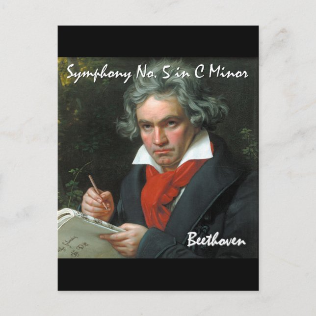Beethoven Classical Masterpiece Collection Postcard (Front)